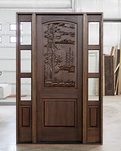 Elk door in 8'