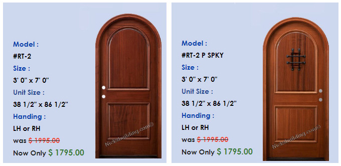 RT-2 DOOR SALE