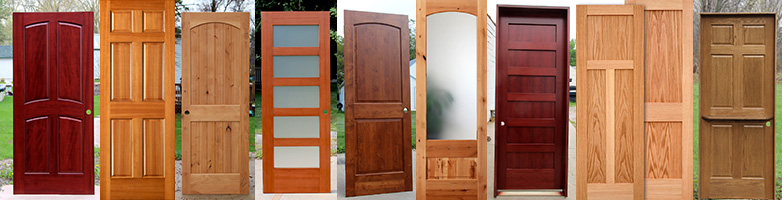 interior wood doors in mahogany oak knotty alder maple