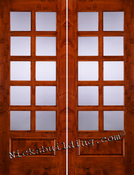Rustic Patio Doors 