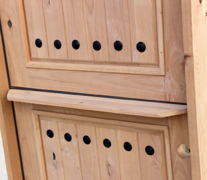 dutch door shelf