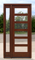 AC508 with 1 Sidelite and Clear Glass