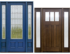 Mahogany Exterior Doors in Cherry