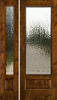 rustic glass doors